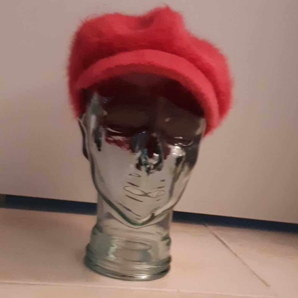 Newsboy cap raspberry